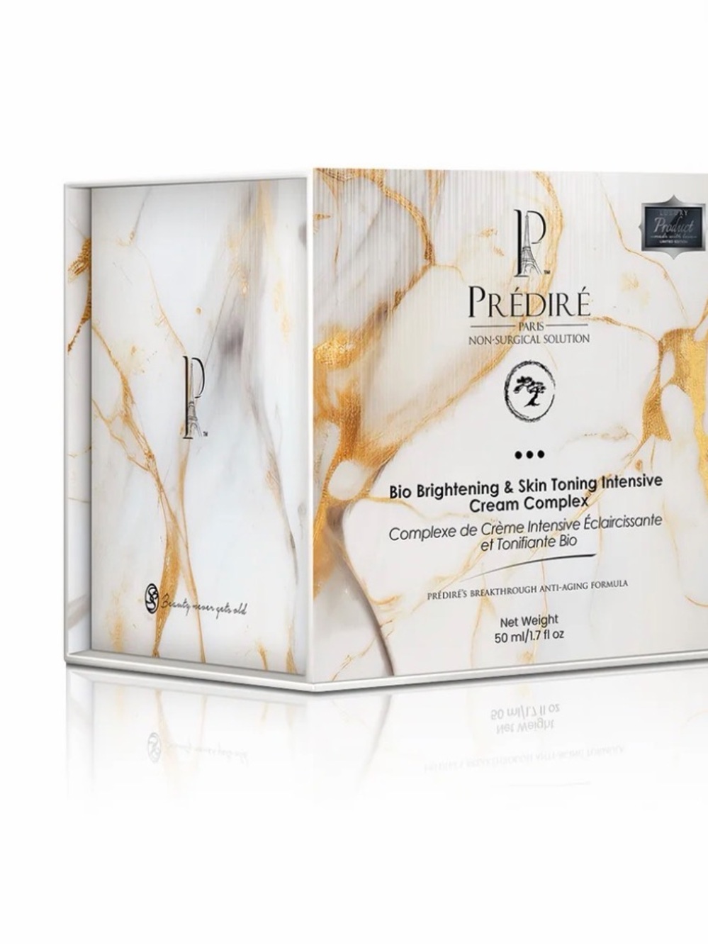 Prédiré Bio Brightening & Skin Toning Cream Complex — Gold Marble